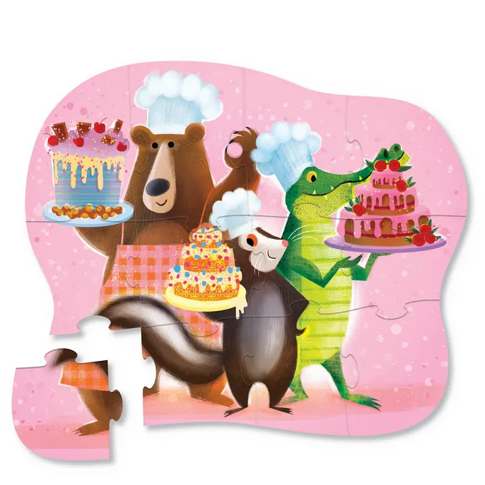 Crocodile Creek Jigsaw | 12pc Mini Puzzle | Sweet Treats