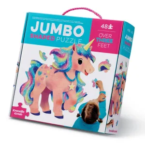 Crocodile Creek Jigsaw | 48pc JUMBO Puzzle | Unicorn
