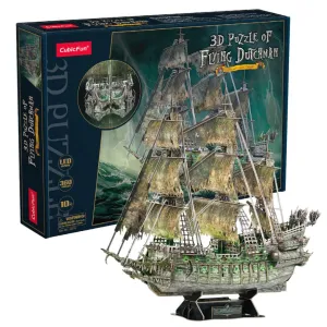 Cubic Fun 3D Puzzle Flying Dutchman With Led Lights