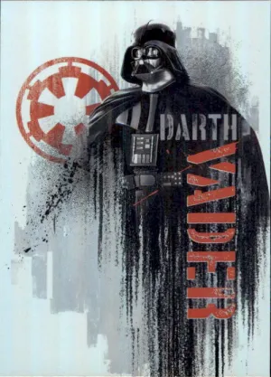 Darth Vader, Star Wars Rogue One Mission Briefing Character Foil Chase Card #6