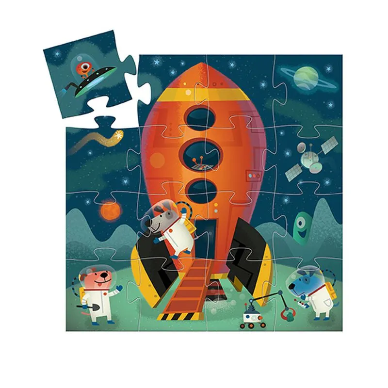 Djeco The Spaceship 16 Piece Puzzle