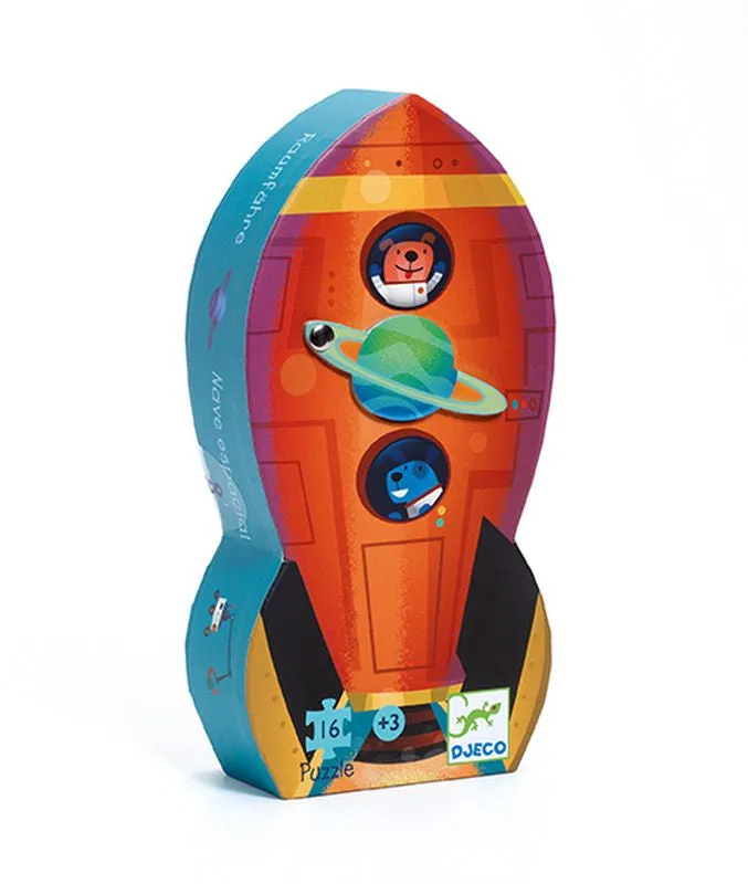 Djeco The Spaceship 16 Piece Puzzle