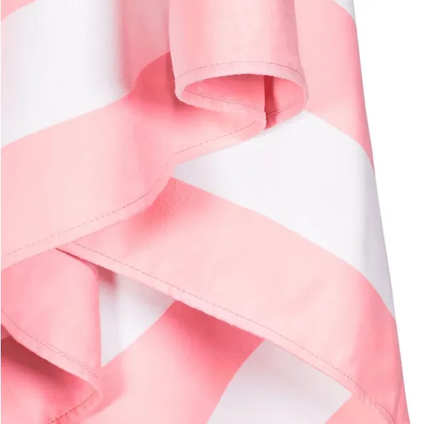 Dock & Bay | Beach Towel Cabana Light | Malibu Pink Large