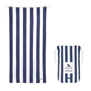 Dock & Bay | Beach Towel Cabana | Whitsunday Blue Large