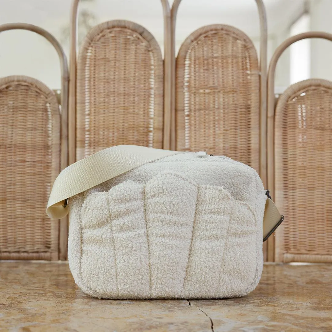 Elodie Details Changing Bag - White Bouclé