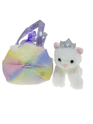 Fancy Pal - Cat/Purple Bag with Big Bow