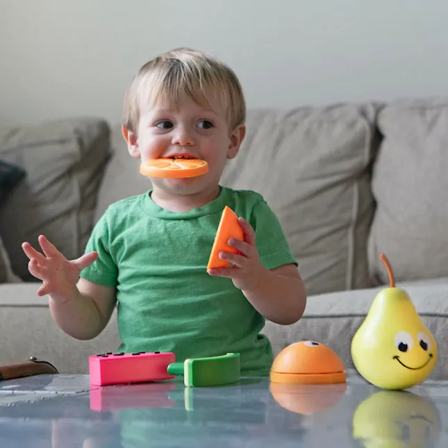Fat Brain Toys Fruit Friends 3-in-1 Toddler Toy