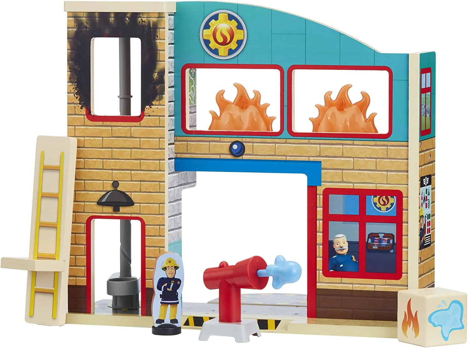 Fireman Sam 07325 Wooden Fire Station