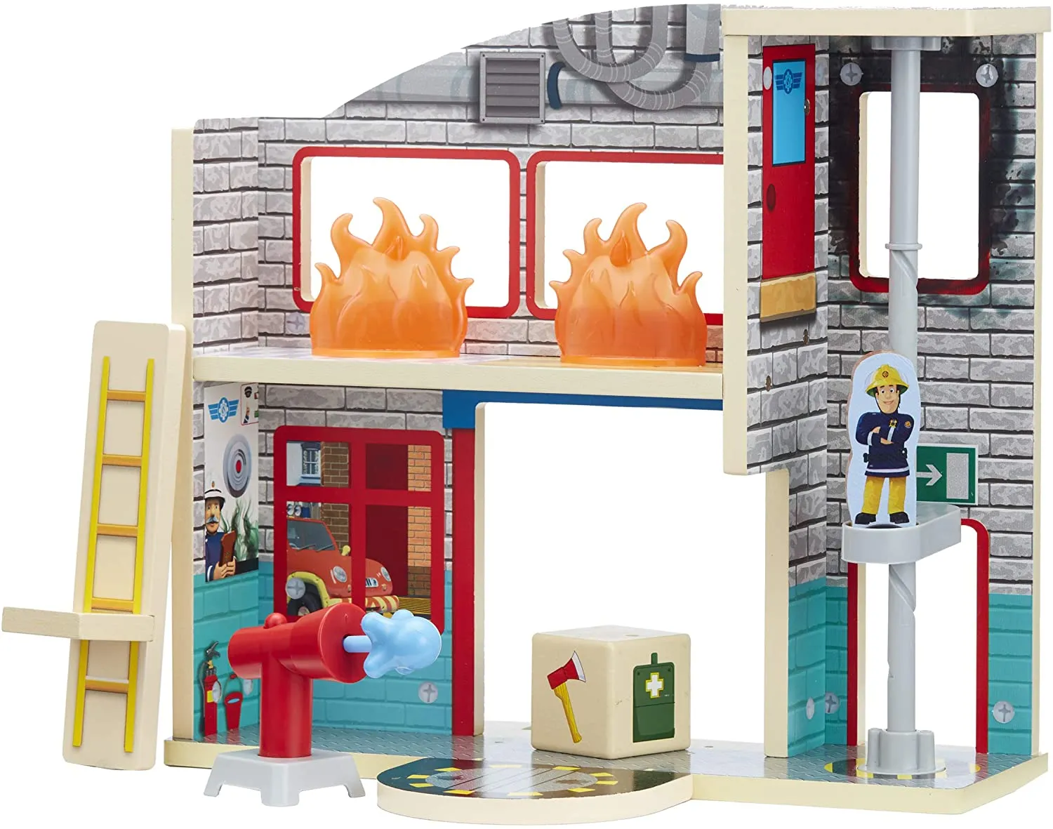 Fireman Sam 07325 Wooden Fire Station