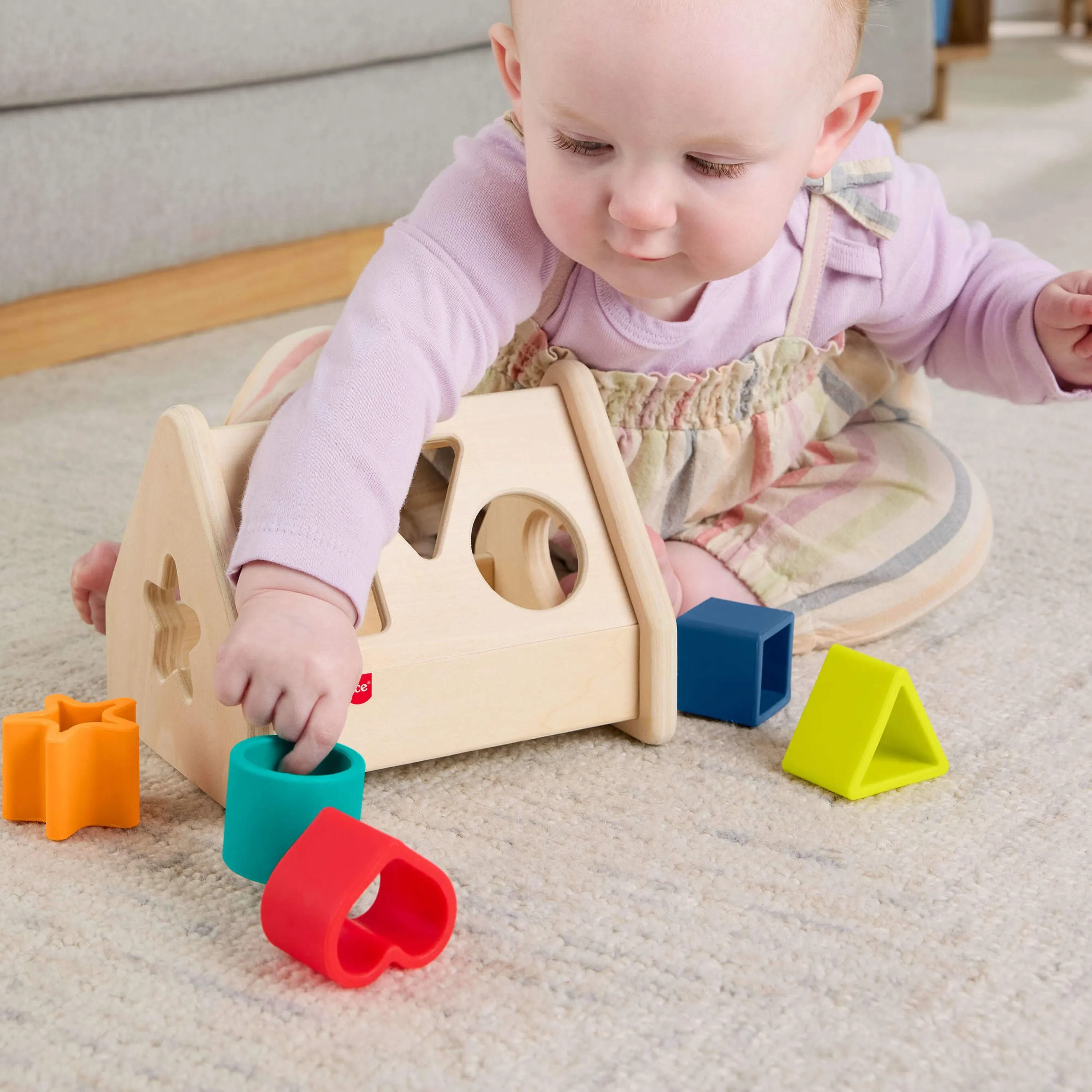 Fisher-Price Wooden Silicone Shape Sorter