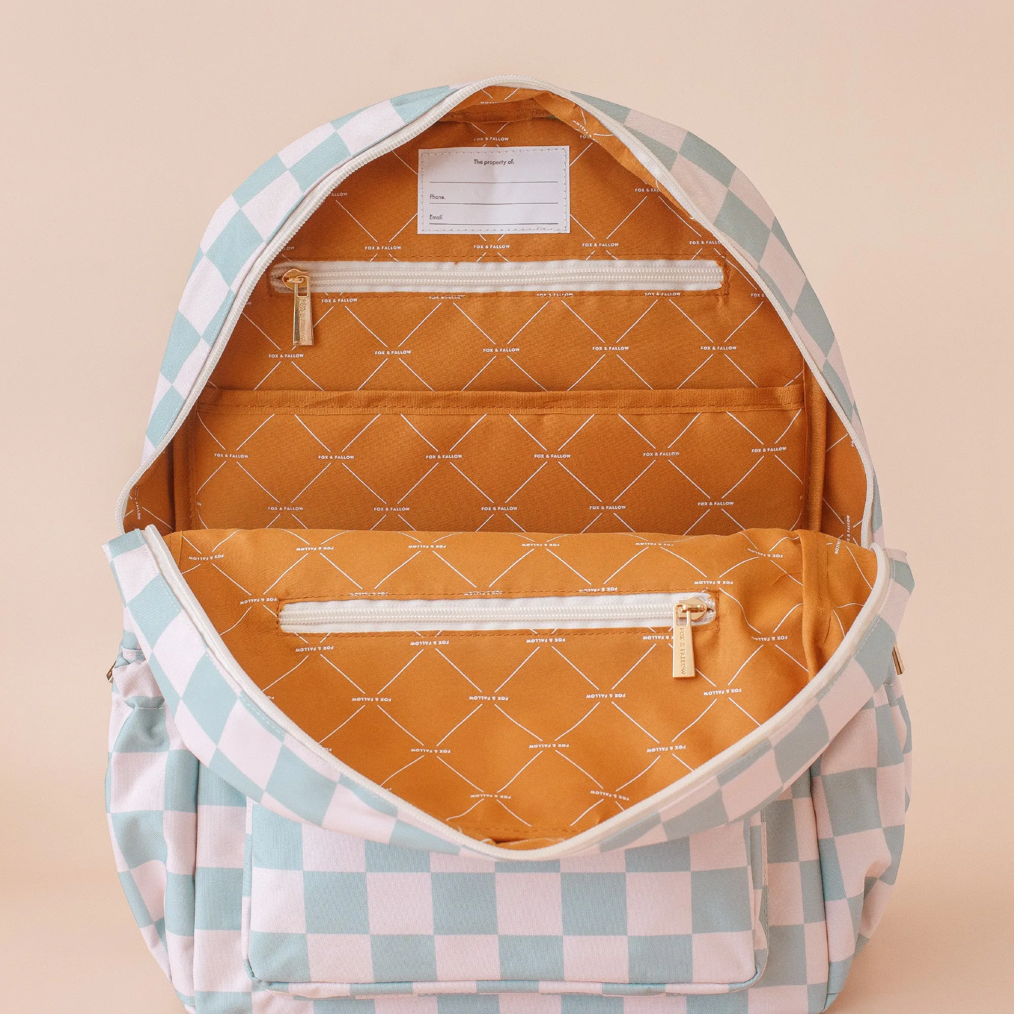 Fox   Fallow Backpack | Sage Check