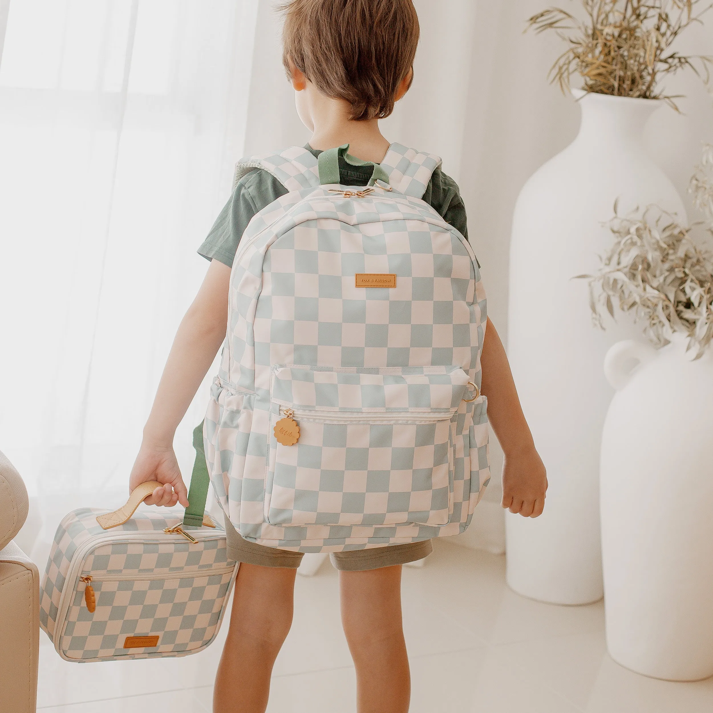 Fox   Fallow Backpack | Sage Check