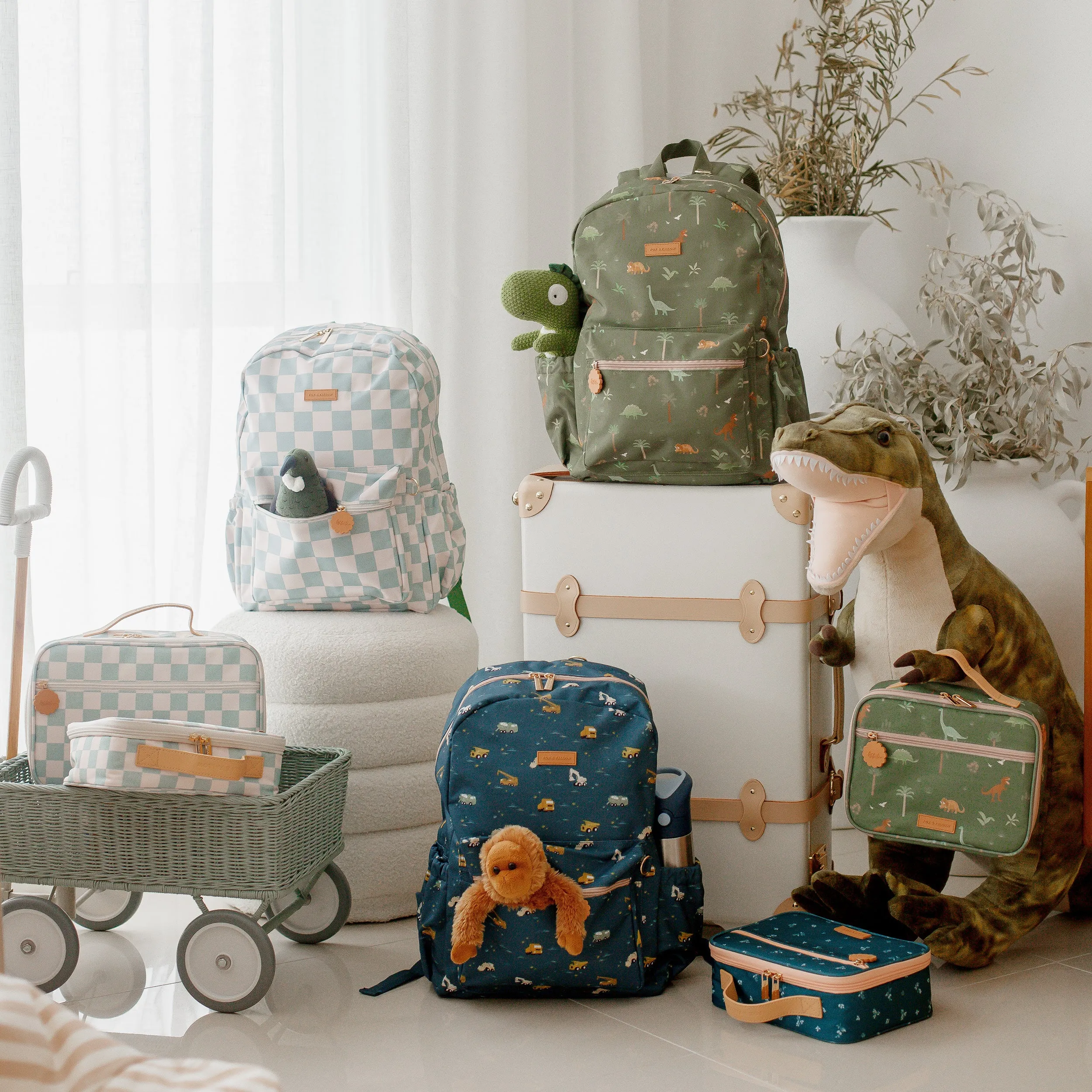 Fox   Fallow Backpack | Sage Check