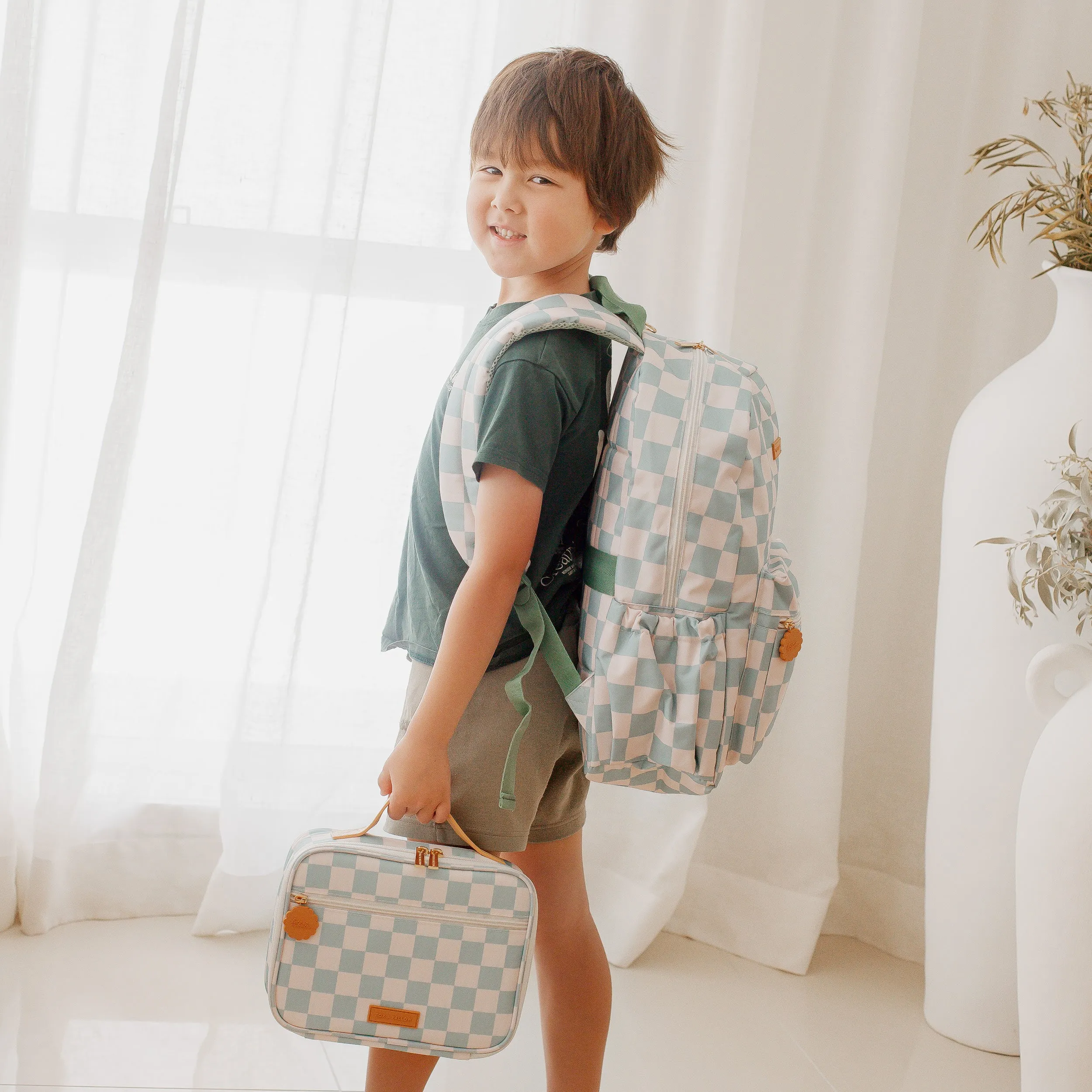 Fox   Fallow Backpack | Sage Check