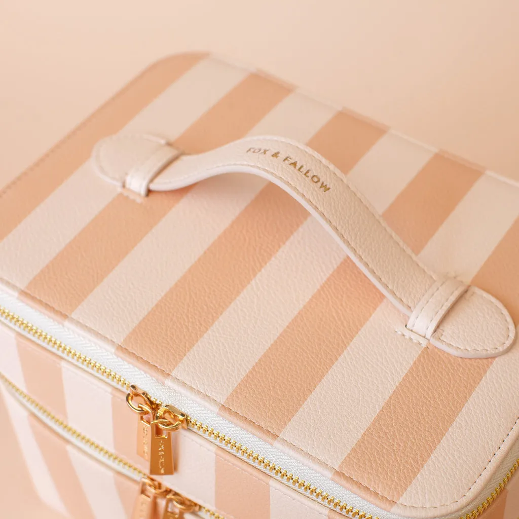 Fox   Fallow Vanity Case - 'The Classic'  | Corsica Stripe