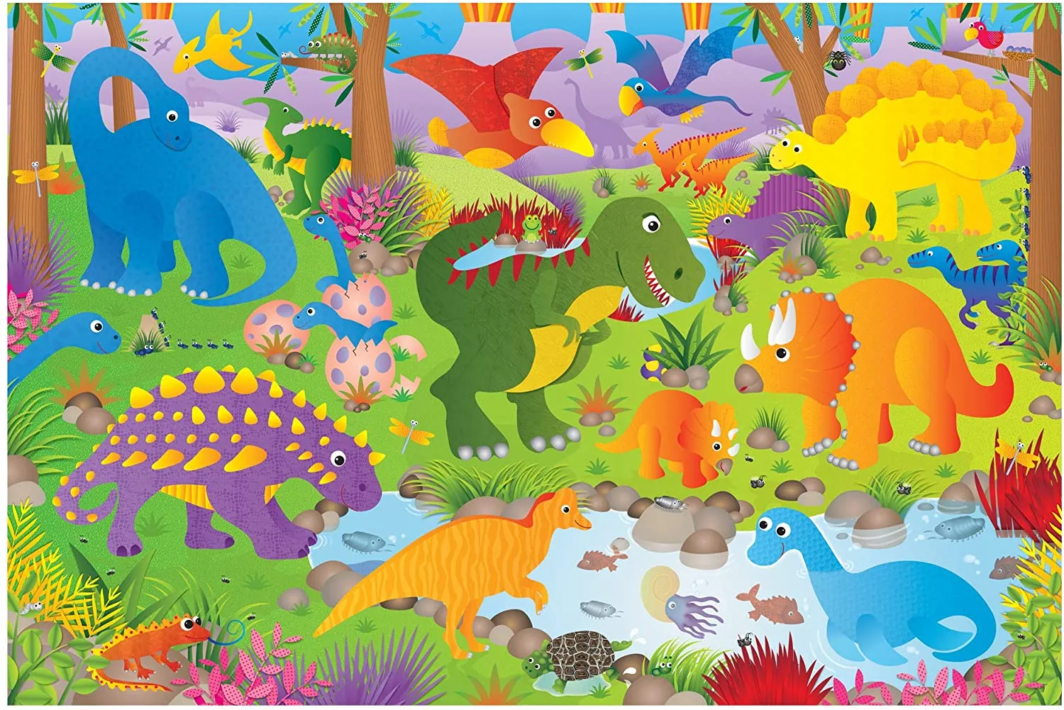 GALT Giant Floor Puzzles - Dinosaurs Wise - Kids Toys