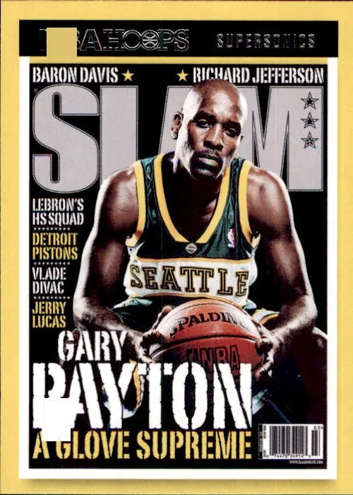 Gary Payton, Slam, 2021-22 Panini Hoops Basketball NBA