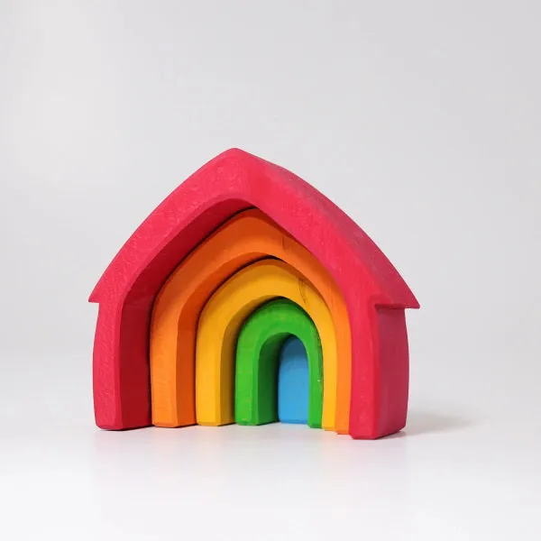 Grimm's | Stacking House | Coloured