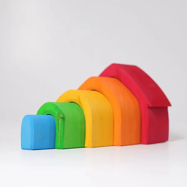 Grimm's | Stacking House | Coloured