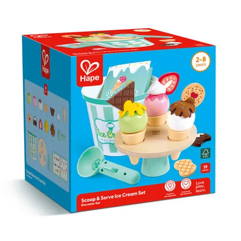 Hape Kitchen | Scoop & Serve Ice Cream Set