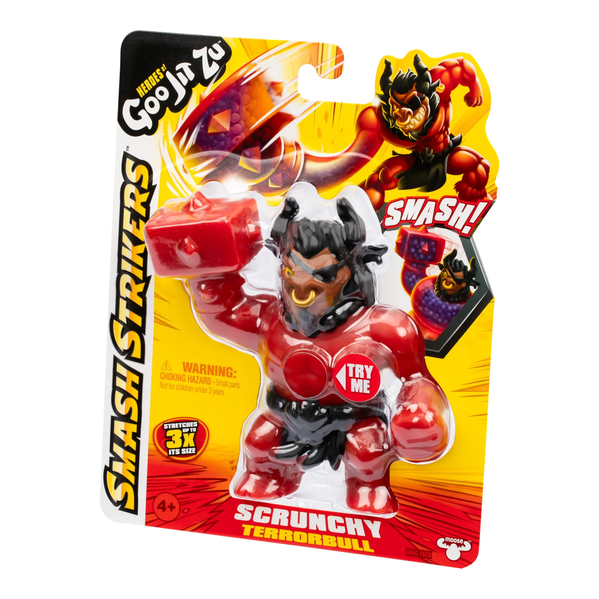 Heroes Of Goo Jit Zu Series 12 Smash Strikers Hero Scrunchy Terror Bull