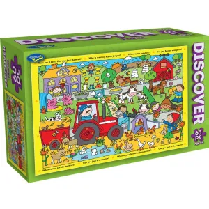 Holdsons Discover Series 1 60 Piece Boxed Puzzle Farm