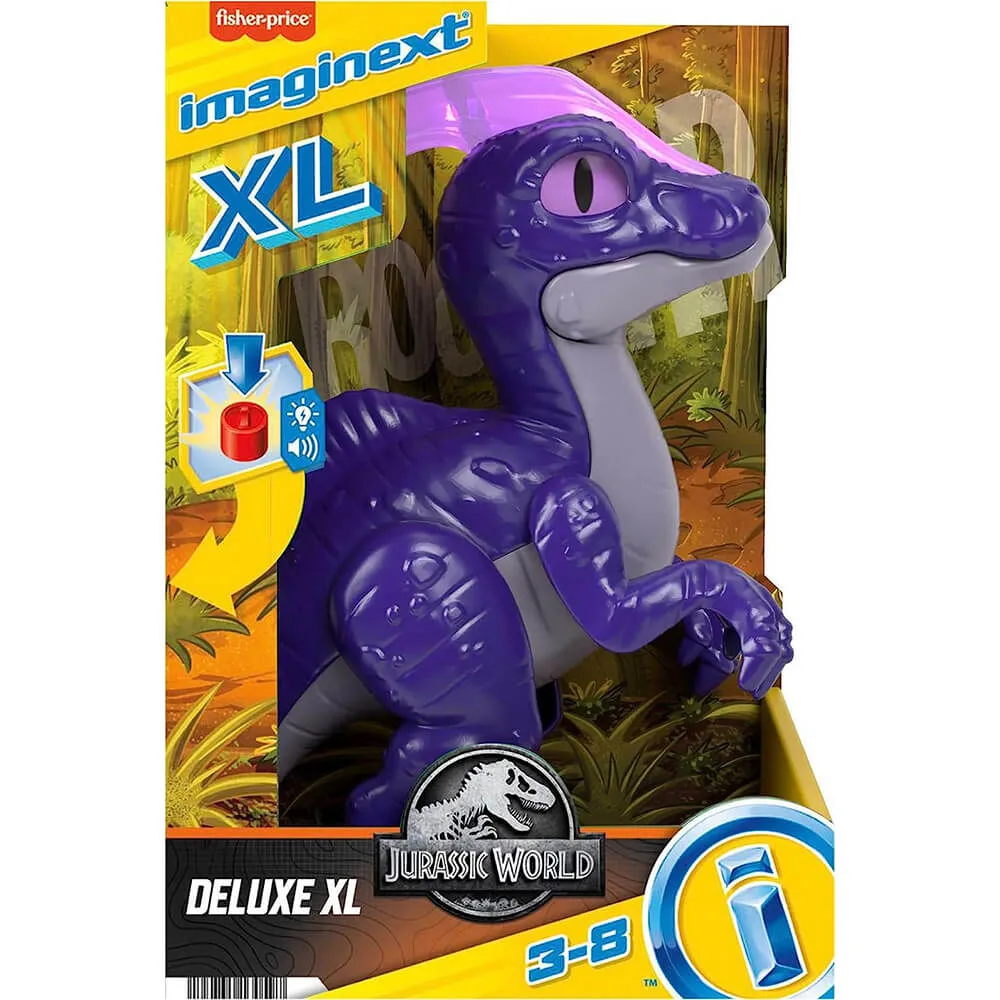 Imaginext Jurassic World Deluxe Parasaurolophus XL Dinosaur