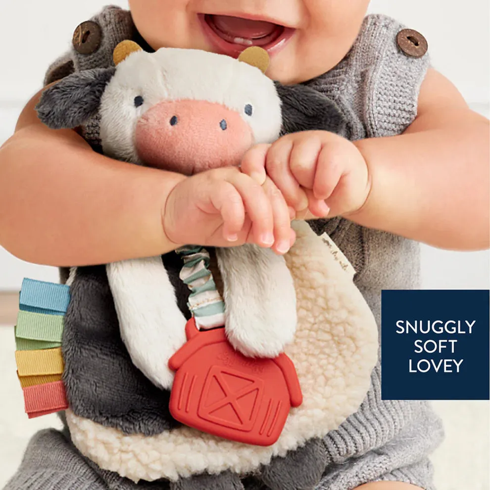 Itzy Lovey Plush and Teether Toy | Carmen the Cow