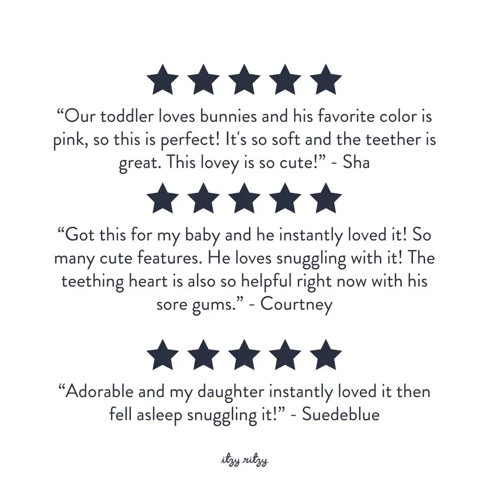 Itzy Lovey Plush and Teether Toy | Carmen the Cow