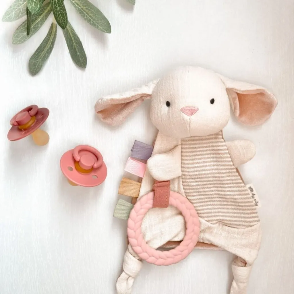 Itzy Ritzy Crinkle Sensory Crinkle Toy With Teether | Bunny