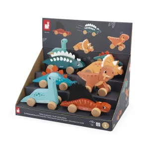 Janod Dino - Push-Along Dinos (1pc)