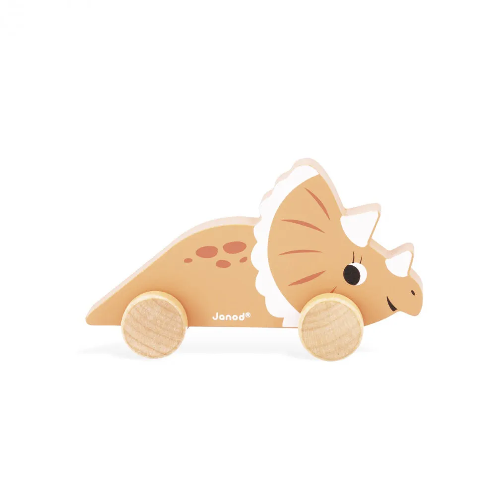Janod Dino - Push-Along Dinos (1pc)