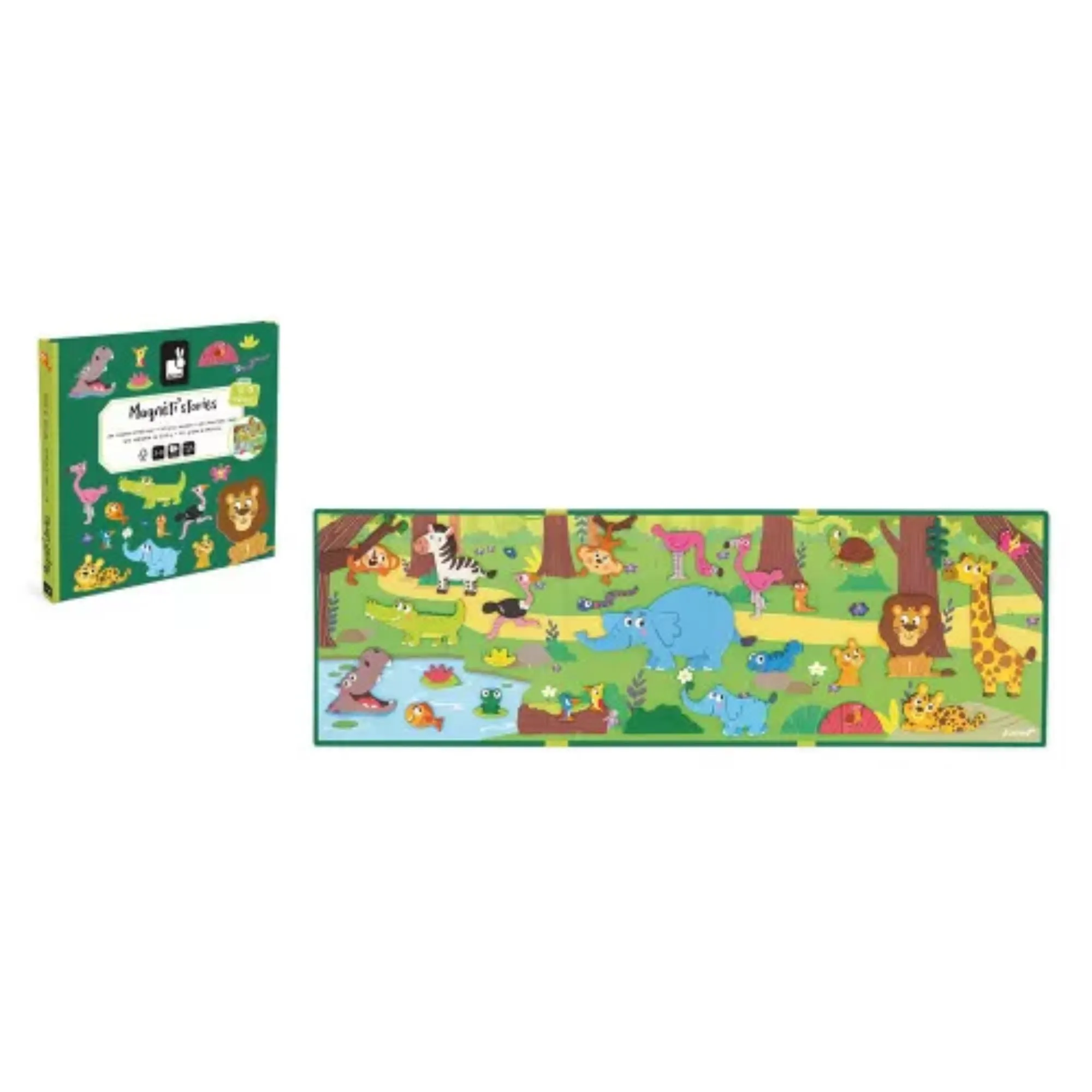 Janod Magnetic Stories – Africa Animals