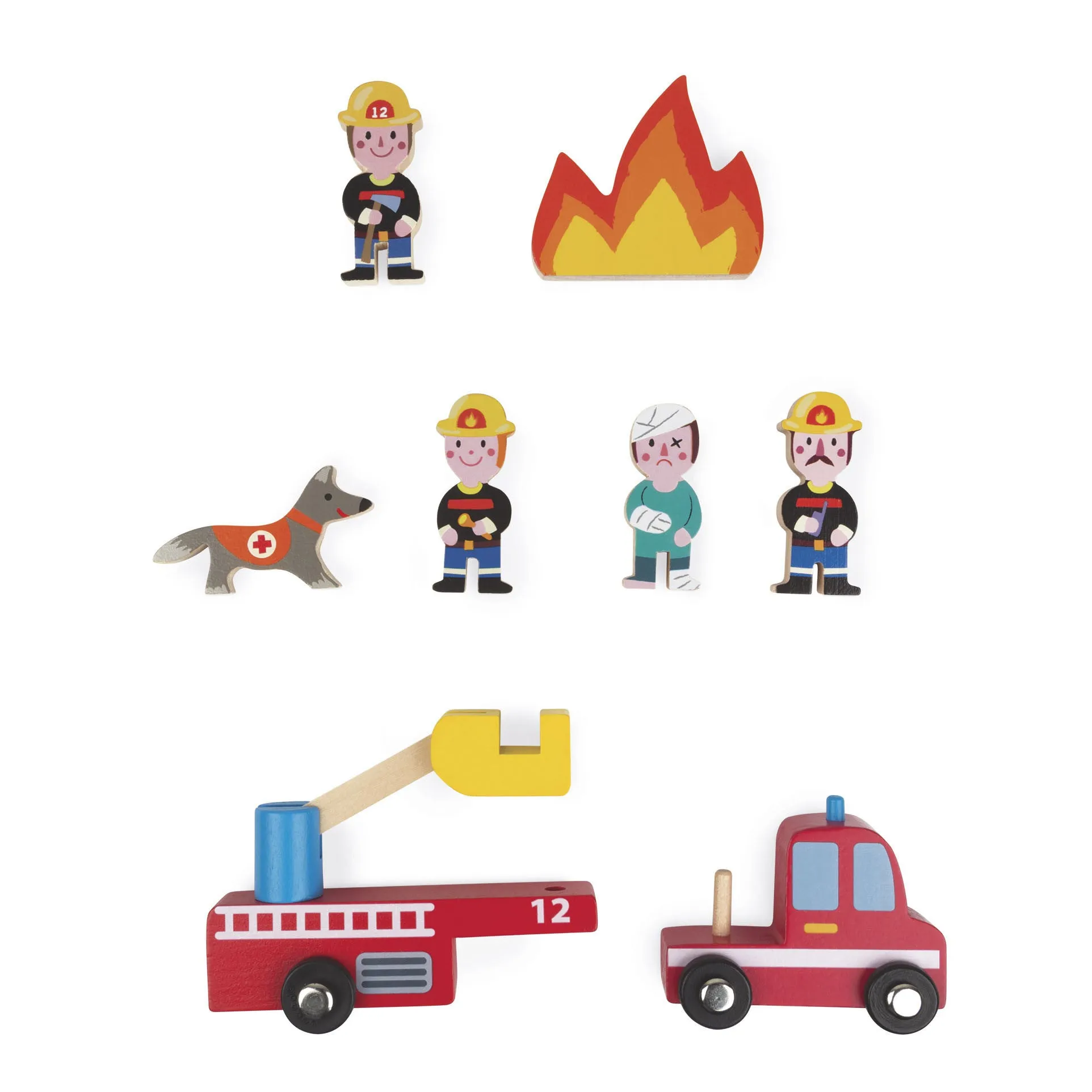 Janod Mini Story Firefighters