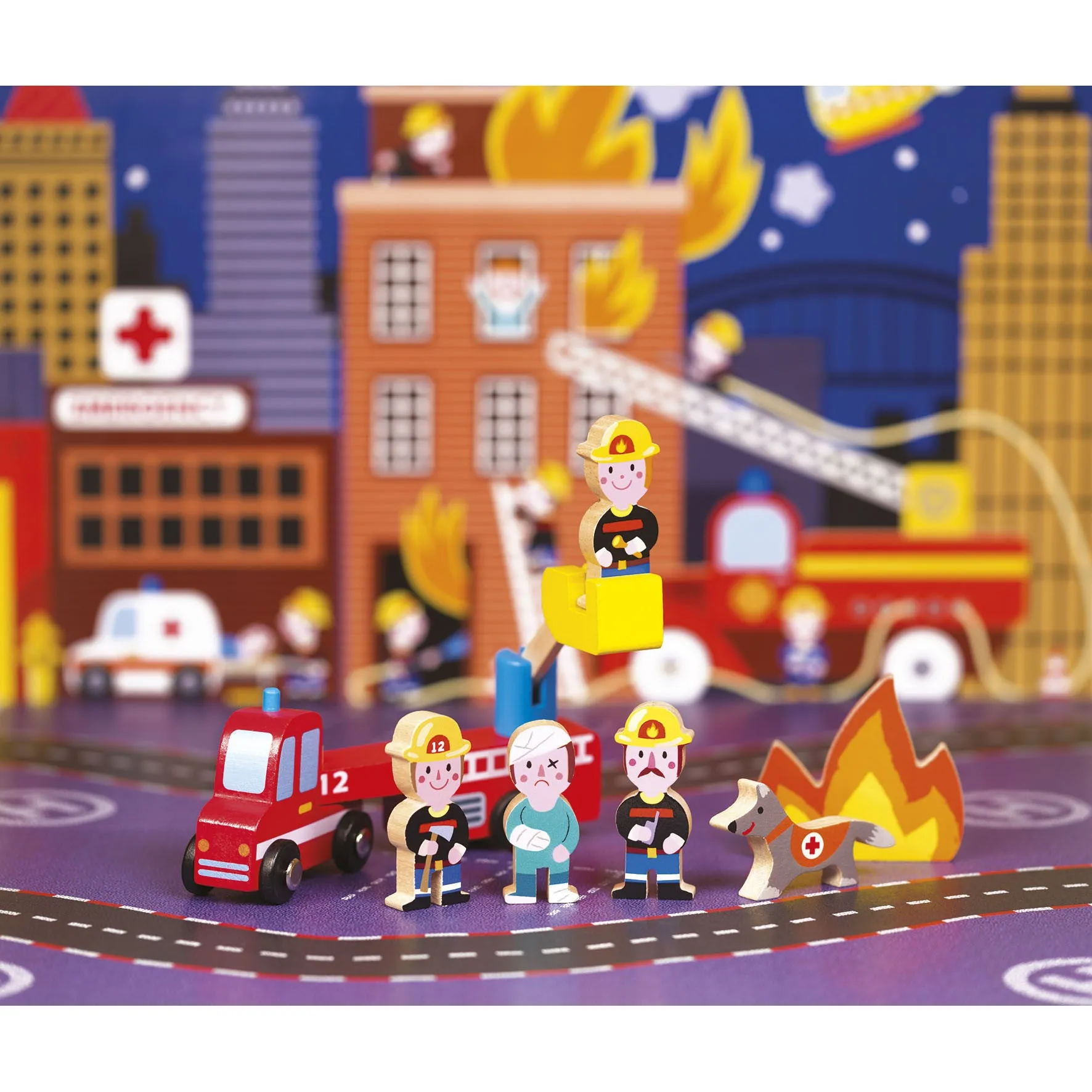 Janod Mini Story Firefighters