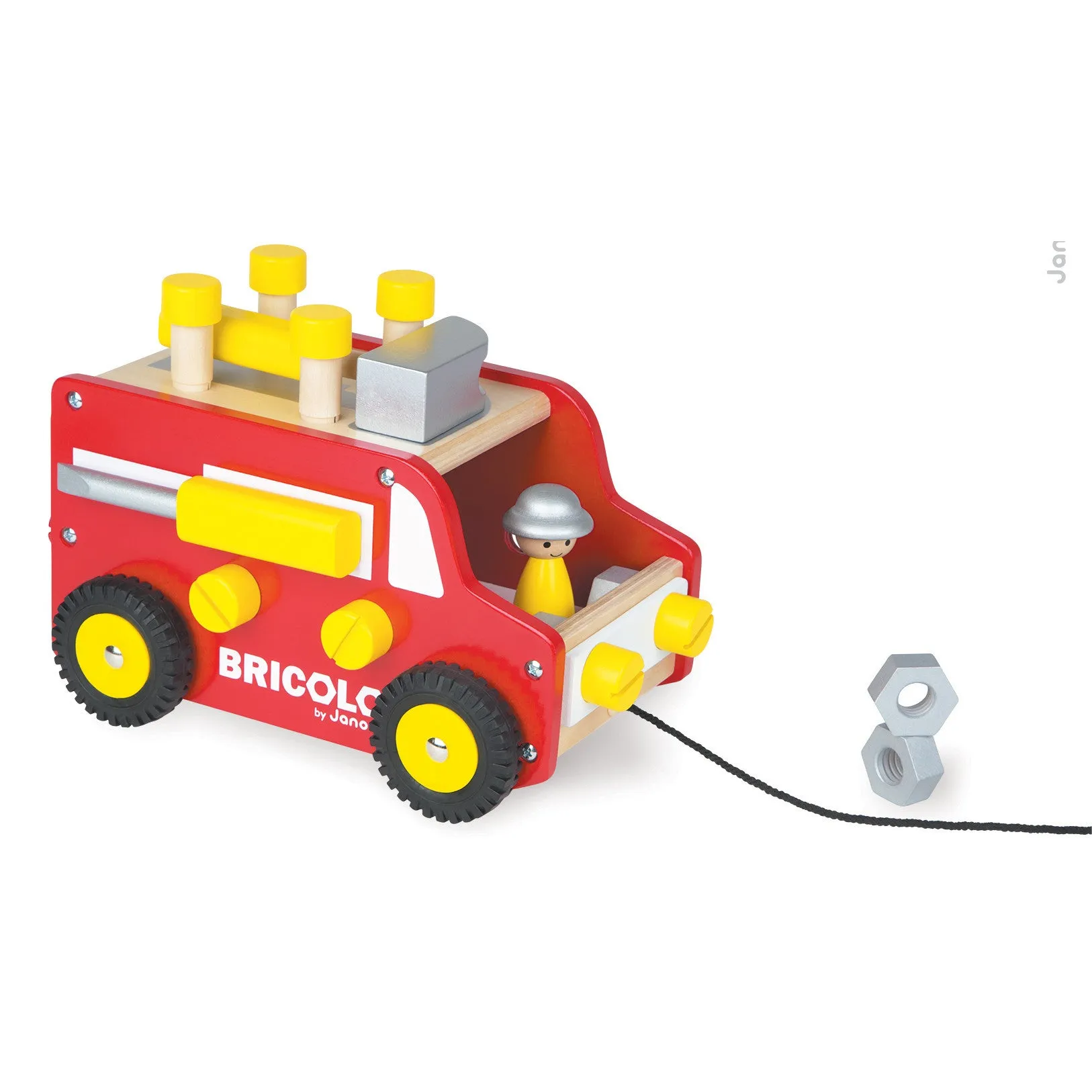 Janod Redmaster DIY Wooden Truck