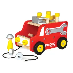 Janod Redmaster DIY Wooden Truck