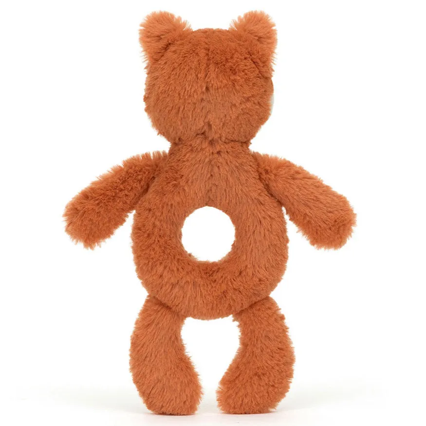 Jellycat Bashful Fox Cub Ring Rattle