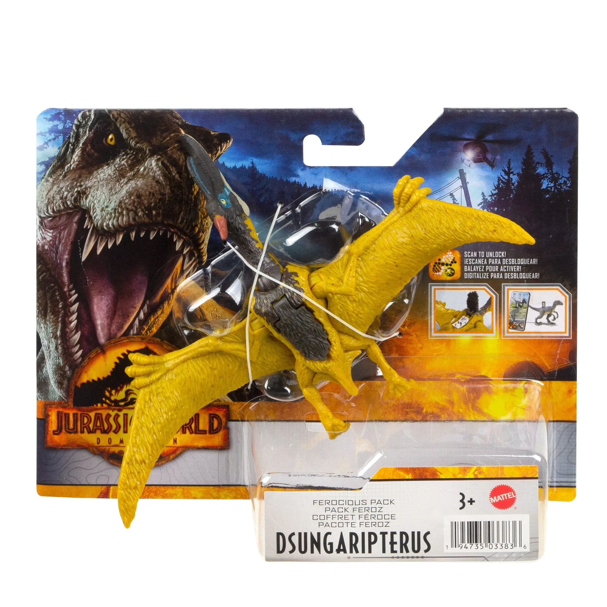 Jurassic World Dominion Ferocious Pack Dsungaripterus