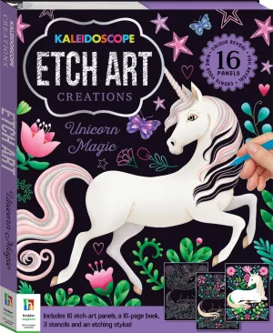 Kaleidoscope Etch Art Creations: Unicorn Magic