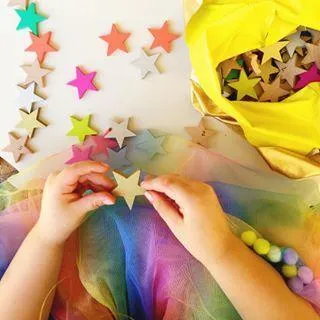 Kiko & gg Tanabata Wooden Star Dominos