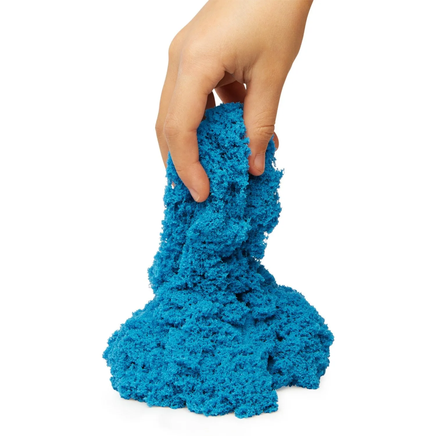 Kinetic Sand Blue Neon Box With Primary Colours