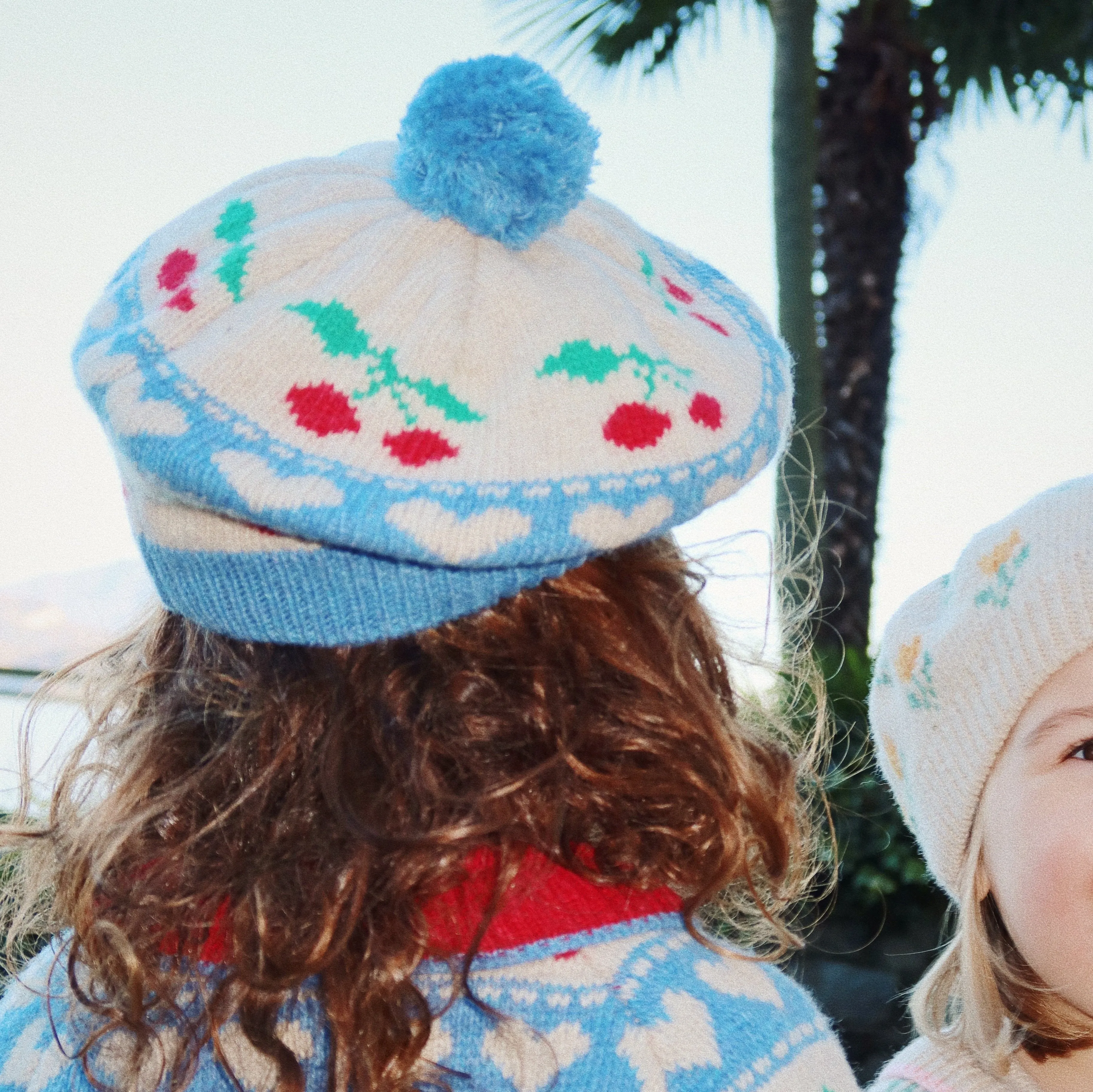 Konges Sløjd Belou Beret | Cherry Stripe Blue