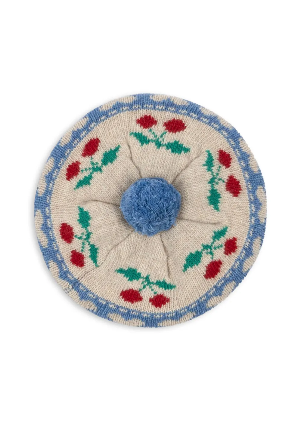 Konges Sløjd Belou Beret | Cherry Stripe Blue