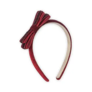 Konges Sløjd Head Band | Velvet Red LITTLE BOW