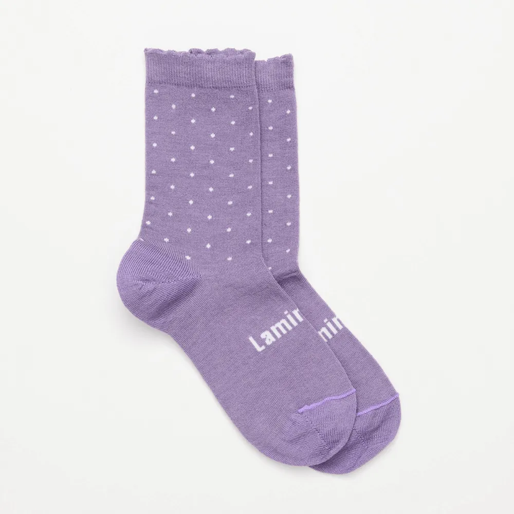 Lamington CREW Merino Socks | Berry