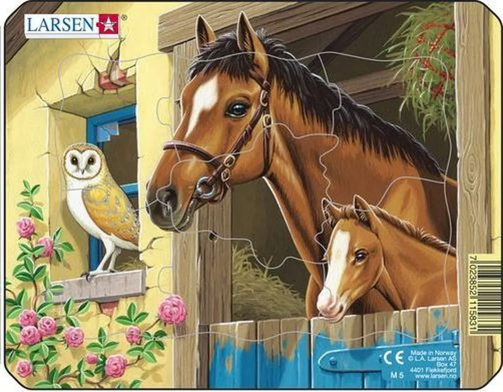 Larsen Farm Animals Small Frame Tray Puzzle Horse