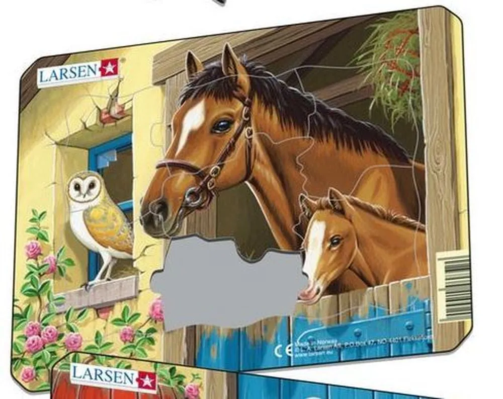 Larsen Farm Animals Small Frame Tray Puzzle Horse