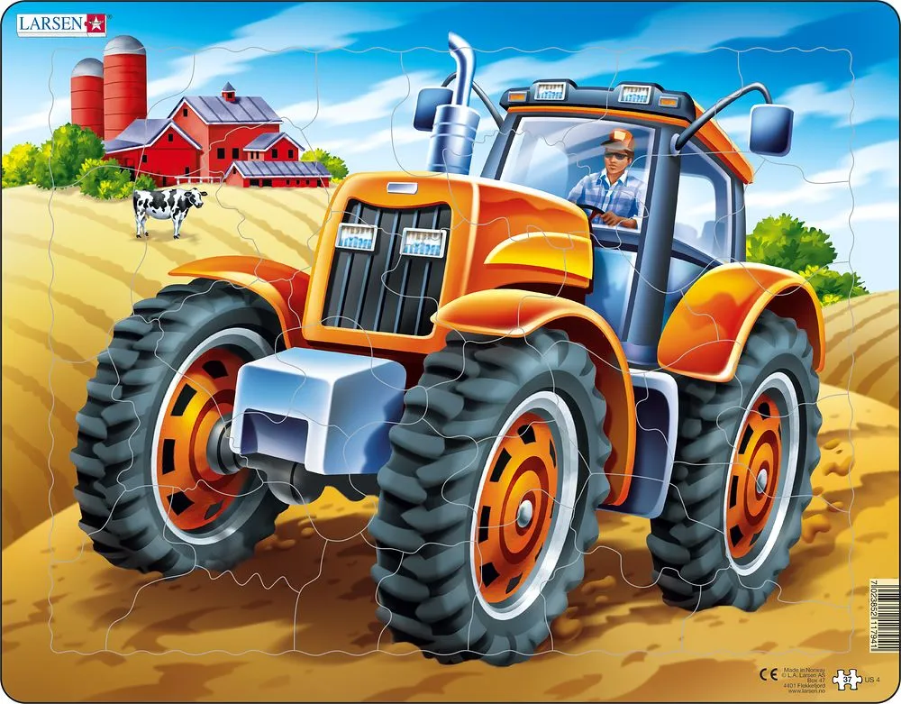 Larsen Tractor Frame Tray Puzzle