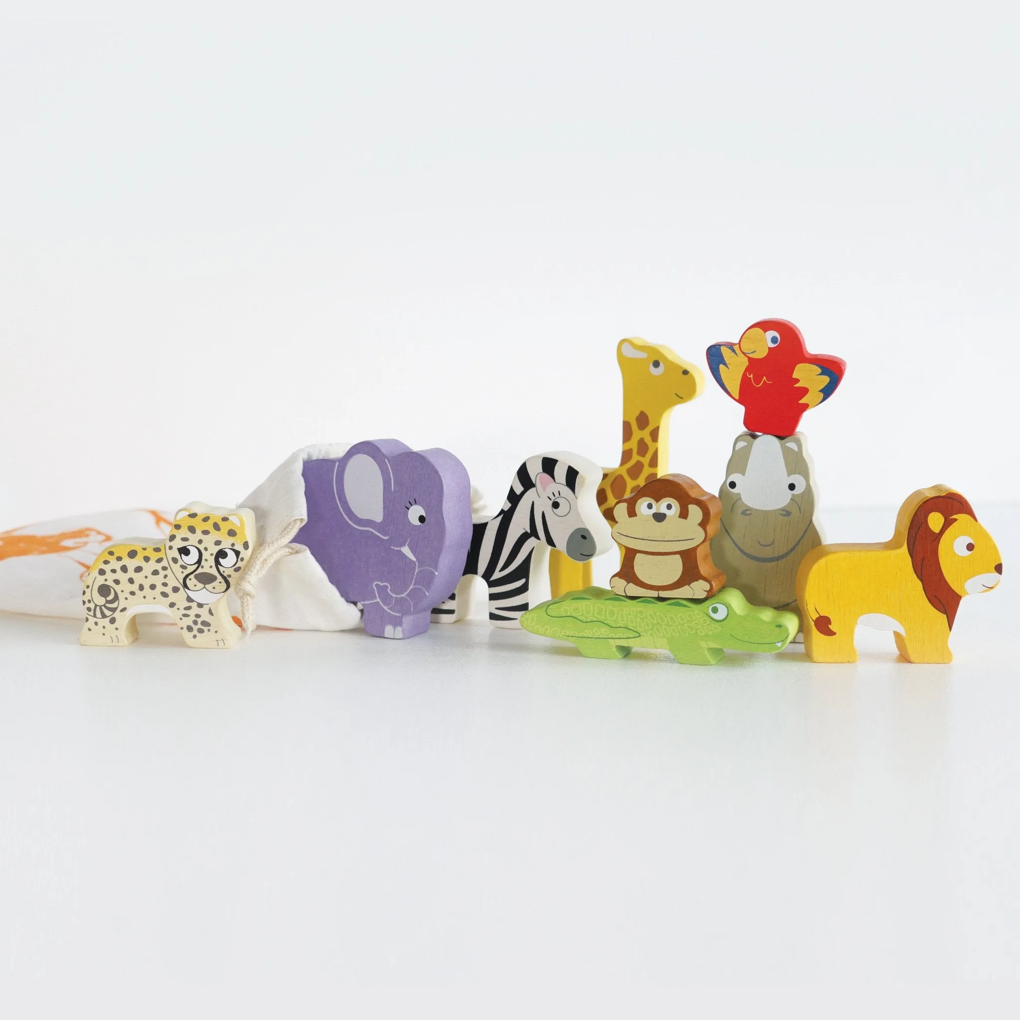 Le Toy Van Africa Stacker & Cotton Bag